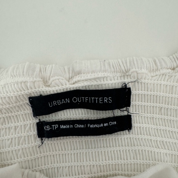 urban outfitters white frilly top - Picture 2 of 3